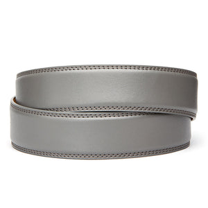 GRAY FULL GRAIN CLASSIC LEATHER BELT 1.37" [STRAP ONLY]