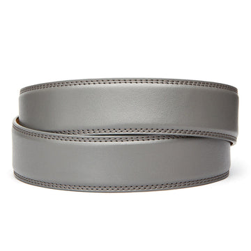 Gray Full Grain Leather