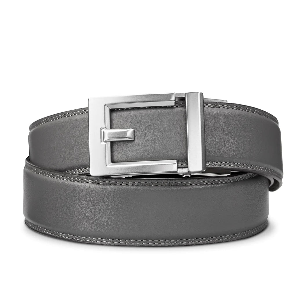 EXPRESS NICKEL BUCKLE | CLASSIC LEATHER BELT 1.37\