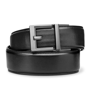 Kore Essentials-G2 BUCKLE | BLACK LEATHER GARRISON BELT-Gun Belts