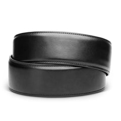 24" - 44" | Black Leather Garrison Belt