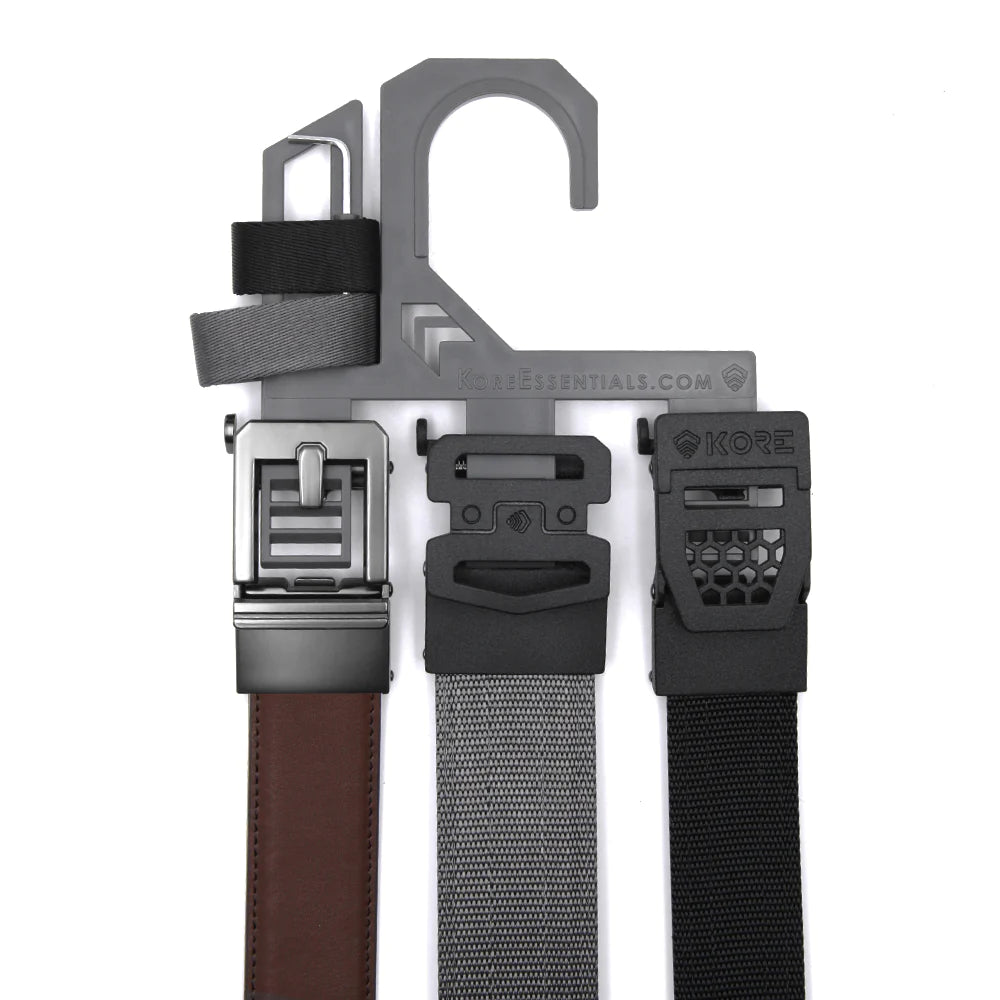 Kore Essentials  #1 Rated Gun Belt G1 Buckle 1.75 Black Leather Belt