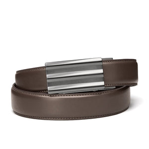 Kore Essentials-INVOKE SLIM BUCKLE | SLIM FULL GRAIN LEATHER BELT-Fashion Belts