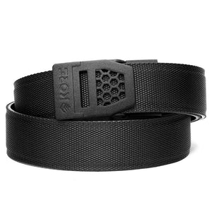 X6 BLACK BUCKLE | EXL BLACK TACTICAL GUN BELT