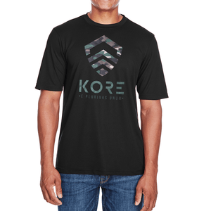 Kore Essentials-KORE WOODLAND CAMO T-SHIRT-Apparel