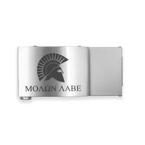 ENGRAVED (MOLON LABE) X4 BUCKLE 1.5"