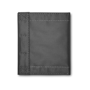 KORE Tactical Trifold Wallet in Gray. Magnetic closure & RFID protected. outside