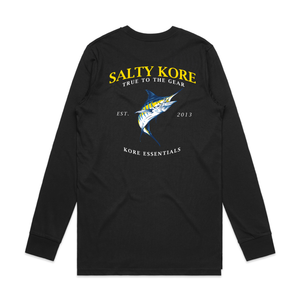 Salty Kore Long Sleeve T-Shirt (Back) 