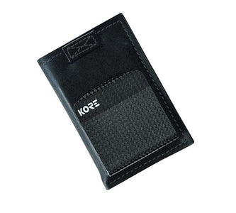 Kore Essentials-LEATHER SLIM WALLET & CARBON FIBER MONEY CLIP-Wallets