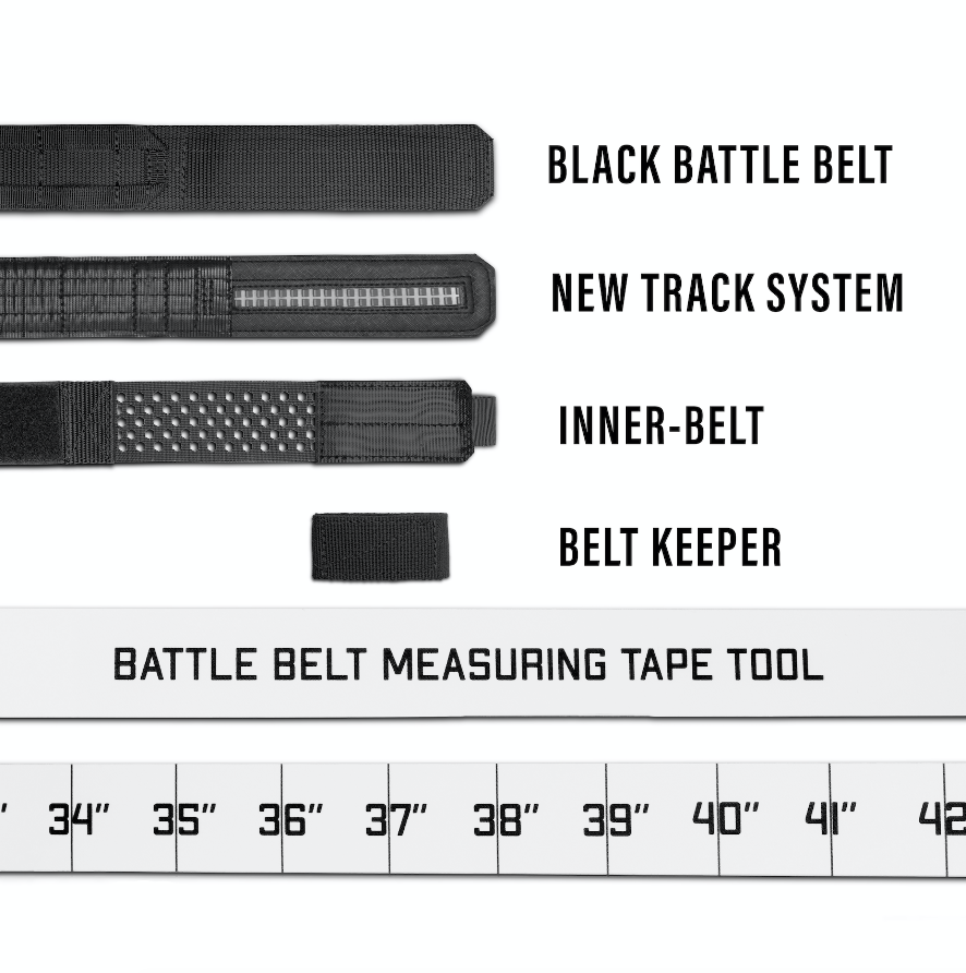 Best Rated Gun Belts - B1 Black Battle Belt | Kore Essentials